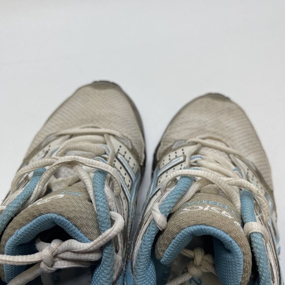 Y2K Asics Gel Frantic 2 Running Shoes Wom Sz 8.5 US Baly Blue / Gold Shox Read - Picture 10 of 14